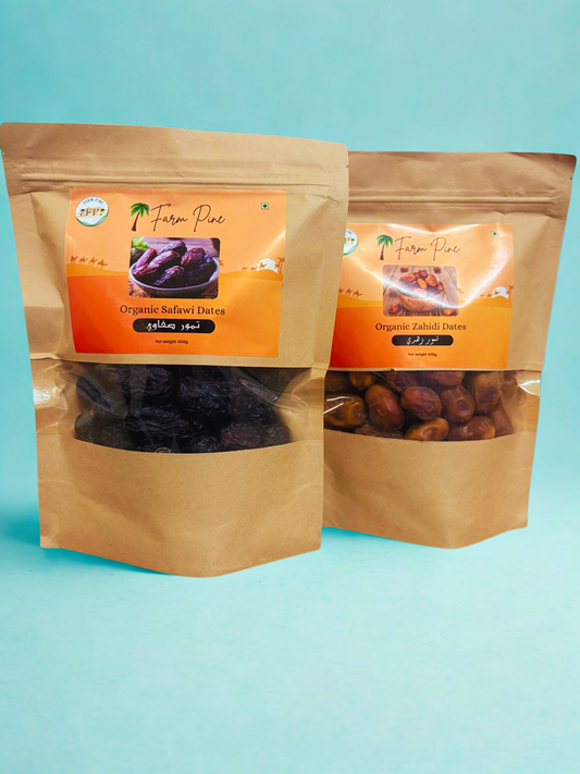 SAFAWI(400g) AND ZAHIDI(400g) DATES COMBO PACK